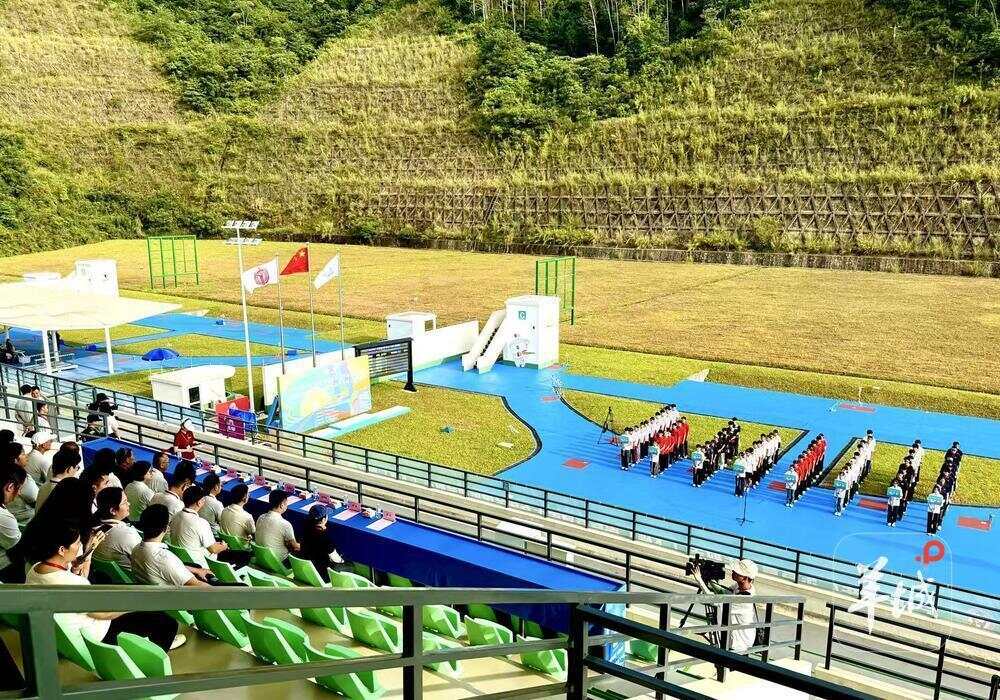 熊猫体育绿水青山间的“天选赛场”！广州飞碟训练中心以最优环境迎十五运会