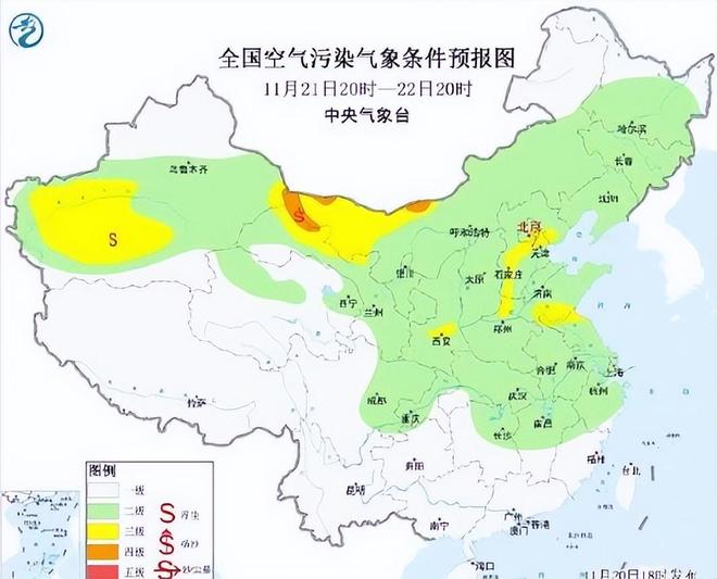 势各异！北方部分地区空气质量昼夜变化明显！河西走廊一带或起沙