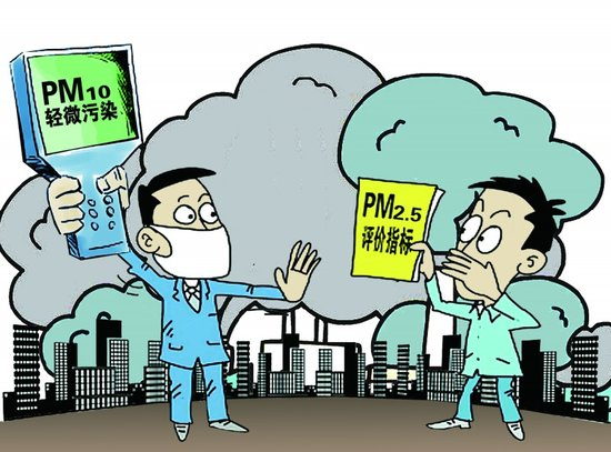 雾霾天气持续天津拉响橙色警报